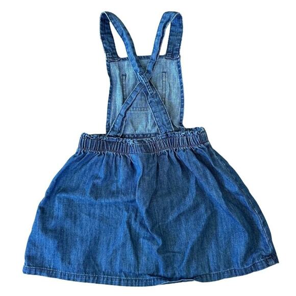 Cat & Jack Denim Jumper Cross Back Denim 3T - Picture 6 of 9